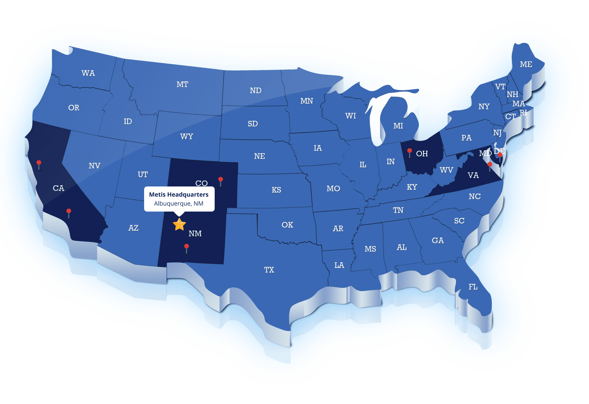 metisLocationsMap Metis Locations Map