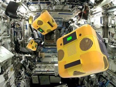 astrobee free-flying robots aboard the international space station