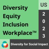 Diversity Equity Inclusion in the workplace logo