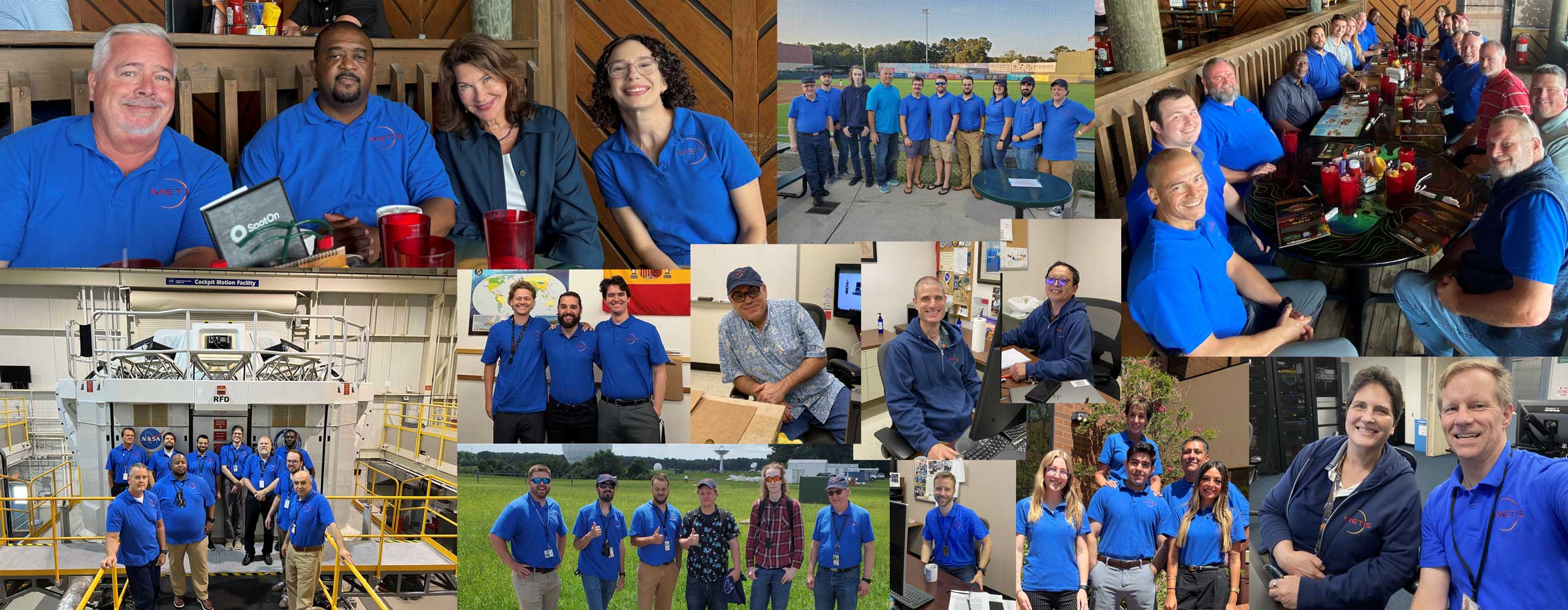 Collage of Metis team members